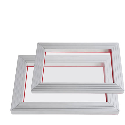 Screen Printing Kit, 2 Aluminum Frames 8x10, 10x14, 110 Mesh