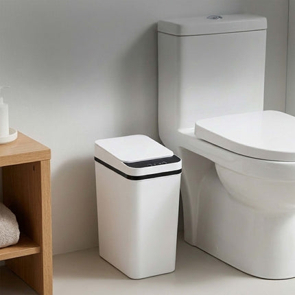 Sensorinių virtuvės šiukšliadėžių rinkinys, 9 l ir 15 l, juodas, automatinis