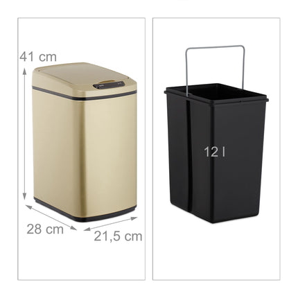 Sensorinių atliekų konteineris 12 l