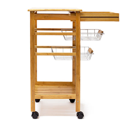 Serving trolley with 2 baskets