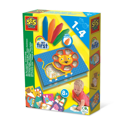 Ses My First Crayons gyvūnų kortelės
