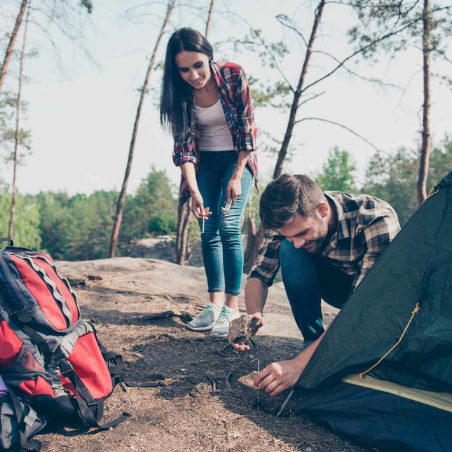 25 palapinės kuoliukų rinkinys