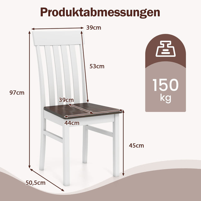 2 valgomojo kėdžių be porankių komplektas, ergonomiškas, rudas