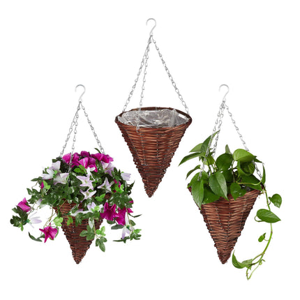 Set of 3 Hanging Plant Baskets
