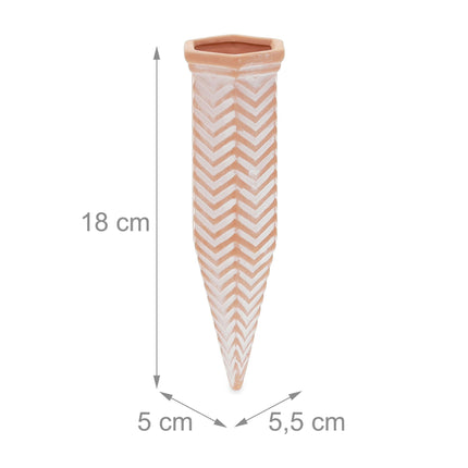 4 molinių laistymo spyglių rinkinys, zigzago formos