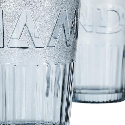 4 geriamųjų stiklinių su rankenėlėmis rinkinys