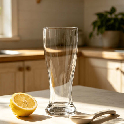 6 skaidrių alaus stiklinių rinkinys, 460 ml, galima plauti indaplovėje