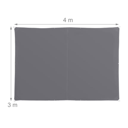 Shade Sail With Eyelets, Tear-Resistant Polyester