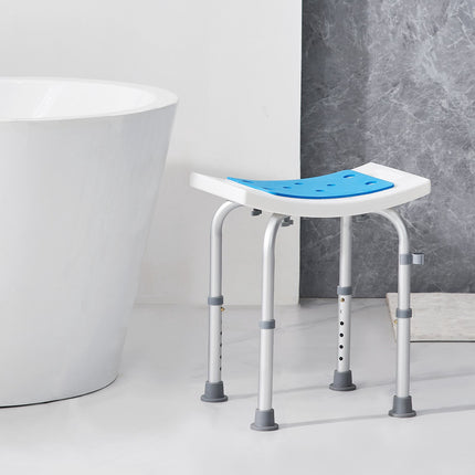 Shower Chair, Adjustable Height, Non-Slip, 350 lb Capacity