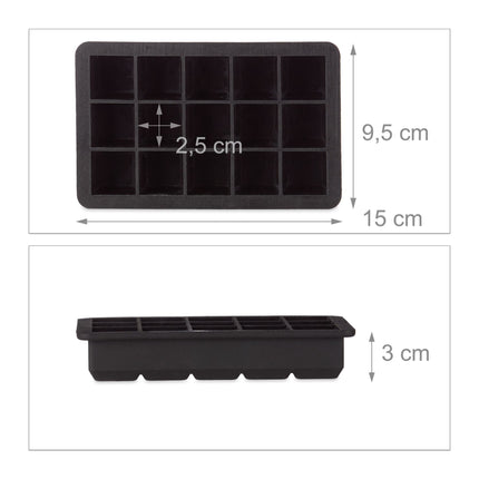 Silikoninė ledo kubelių formelė 2,5 cm