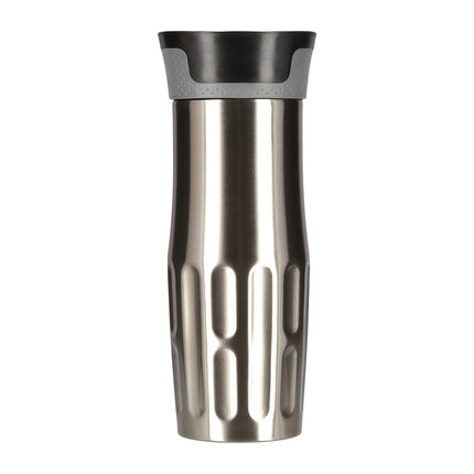 Sidabrinis termo puodelis, izoliuotas, 500 ml