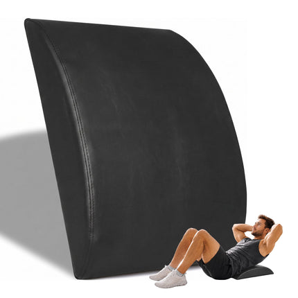 Sit-Up Pad for Abdominal Training with Lower Back Support, Black
