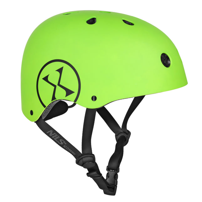 Riedlenčių šalmas, reguliuojamo ratuko, žalias, M 55-58 cm