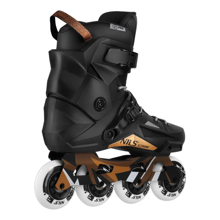 Slalom Inline Skates, Black, Size 38, 80mm