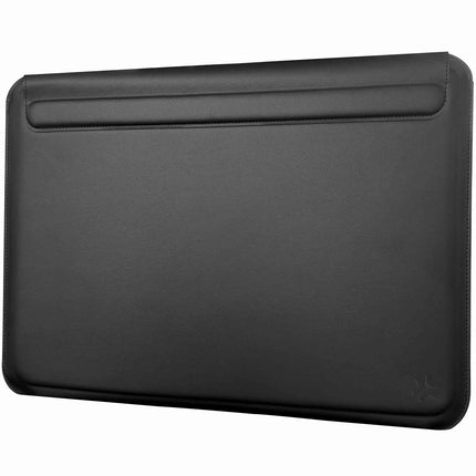 Sleeve for laptop 16" Artificial leather Black