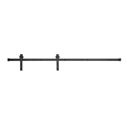 Sliding Barn Door Hardware Kit, 6.6 Ft, 330 Lb, Black