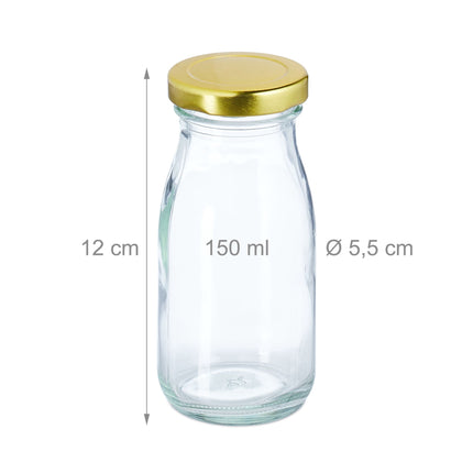 Maži buteliukai po 150 ml, 24 vnt. pakuotė