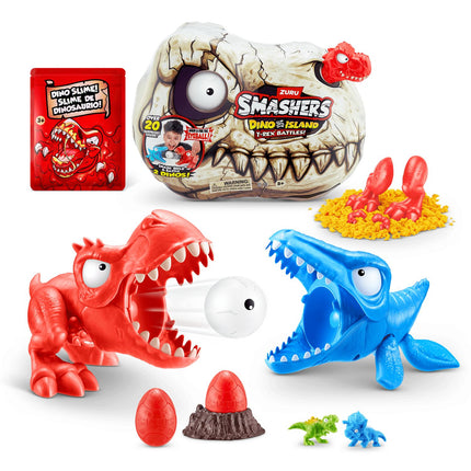 „Smashers Playset“ Dino salos tiranozauro mūšis