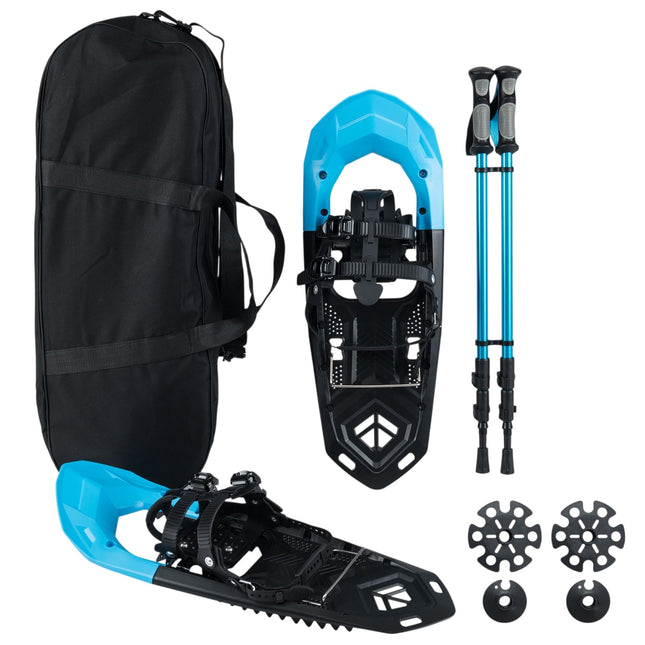 Sniegbačių komplektas 62 cm su lazdomis, 90 kg keliamoji galia