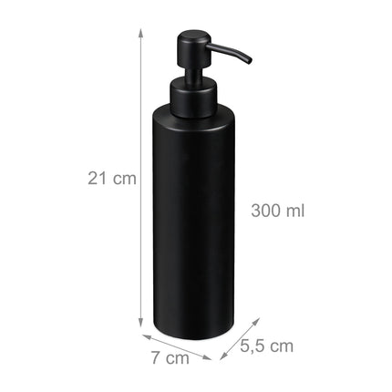Nerūdijančio plieno muilo pompa, 300 ml