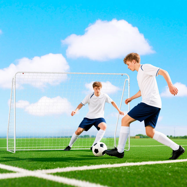 Futbolo vartai treniruotėms ir žaidimams, atsparūs UV spinduliams, pridedami inkarai