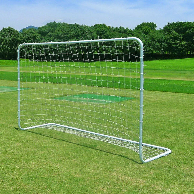 Futbolo vartai su tinklu, plieninis rėmas, 182 cm