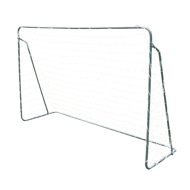 Futbolo vartai su tinklu, plieninis rėmas, 240 cm