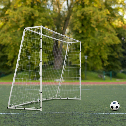Soccer Rebound Trainer 8x6 Ft, Double-Sided Net Goal