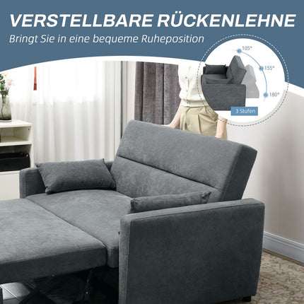 Sofa-lova, dvivietė sofa su lovos funkcija, reguliuojamas atlošas, apmušta sofa su dekoratyvinėmis pagalvėlėmis, aksomo imitacija