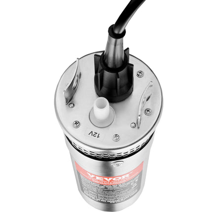 Solar Submersible Deep Well Pump, 12V 120W, 3.2 GPM