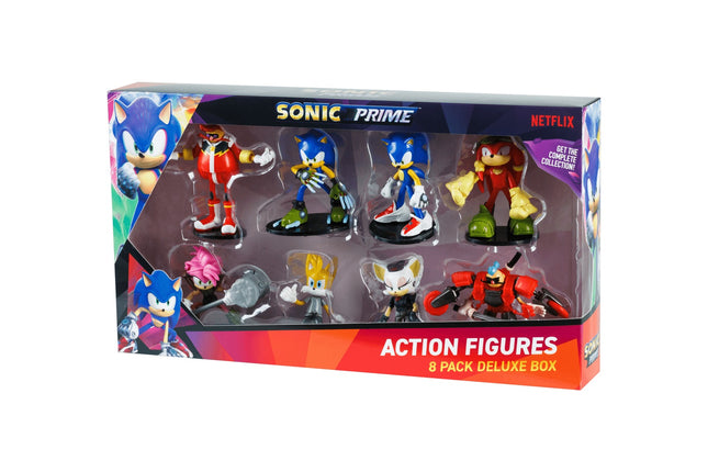 „Sonic“ sujungtos veiksmo figūrėlės, 8 vnt. pakuotėje, 7,5 cm