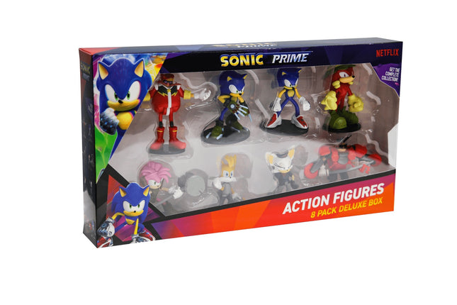 „Sonic“ sujungtos veiksmo figūrėlės, 8 vnt. pakuotėje, 7,5 cm