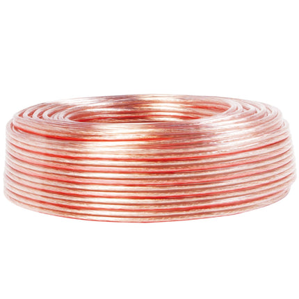 Speaker cable 2x2.5 100m Transparent