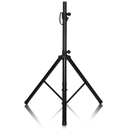 Garsiakalbio stovas, 97-183 cm, reguliuojamo aukščio garsiakalbio stovas, juodas