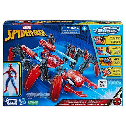 Žmogaus-voro žaidimų rinkinys „Crawl N Blast Spider“