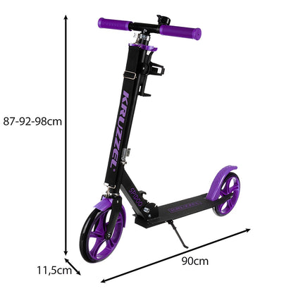 Spidoo paspirtukas violetinis Kruzzel 25630