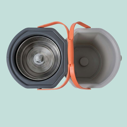 Šluosčių rinkinys su kibiru, 2 skyriai, 7,5 l talpa