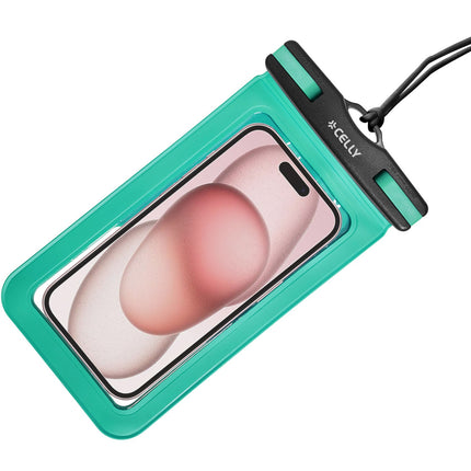 Splashbag Waterproof bag IP68 max 6.9" Turquoise