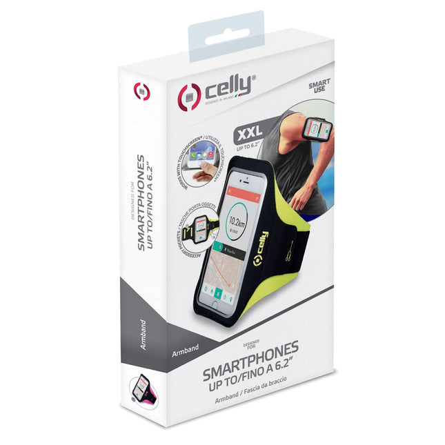 Sportinė apyrankė XXL max 6.2" geltona