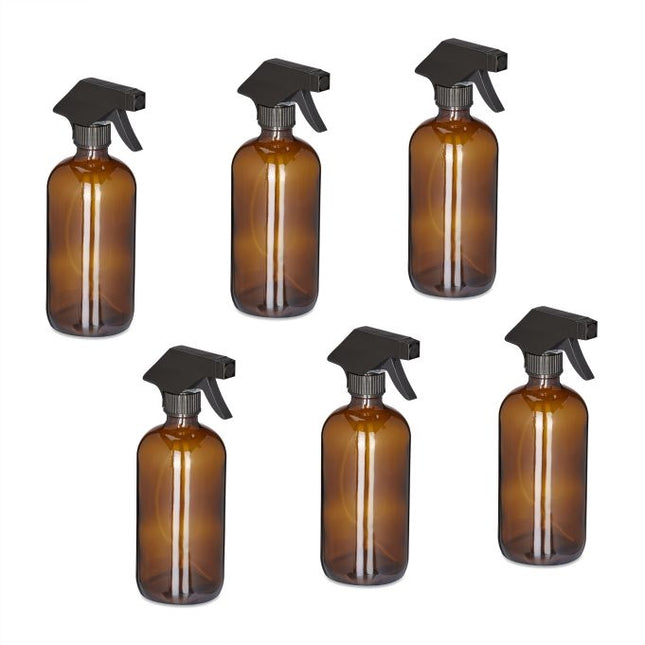 Purškiamas stiklinis buteliukas, 500 ml, 6 vnt. rinkinys
