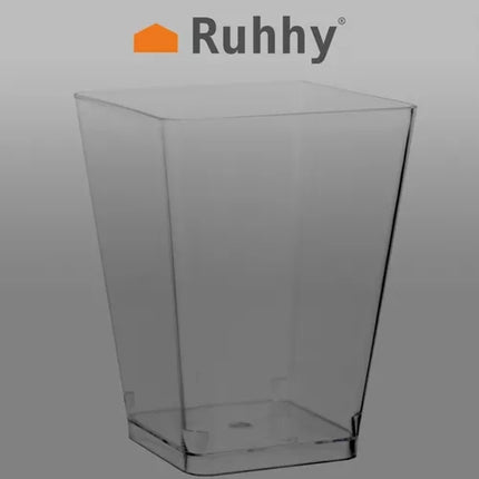 Kvadratiniai puodeliai - 50 vnt. 120 ml Ruhha 21164