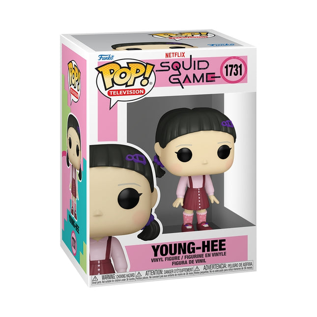 Kalmarų žaidimo „Funko Pop!“ vinilo figūrėlė - Young-hee kolekcinė figūrėlė