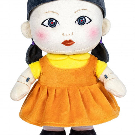 Kalmarų žaidimo minkštas žaislas Young-Hee, 28 cm