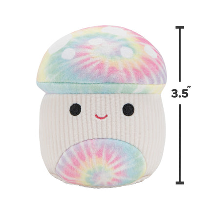 Dviejų spalvų pliušinis žaislas šunims „Squishmallows“, cypiantis, 9 cm