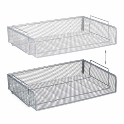 Sudedamas metalinis dokumentų dėklas