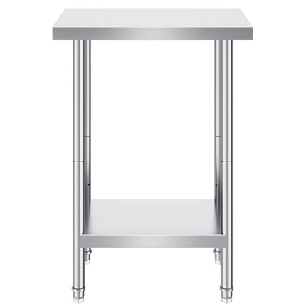 Stainless Steel Prep Table 24 x 18 x 34 in, Adjustable Shelf