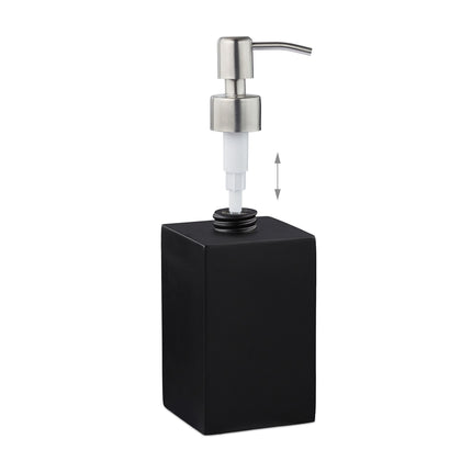Stainless steel soap pump