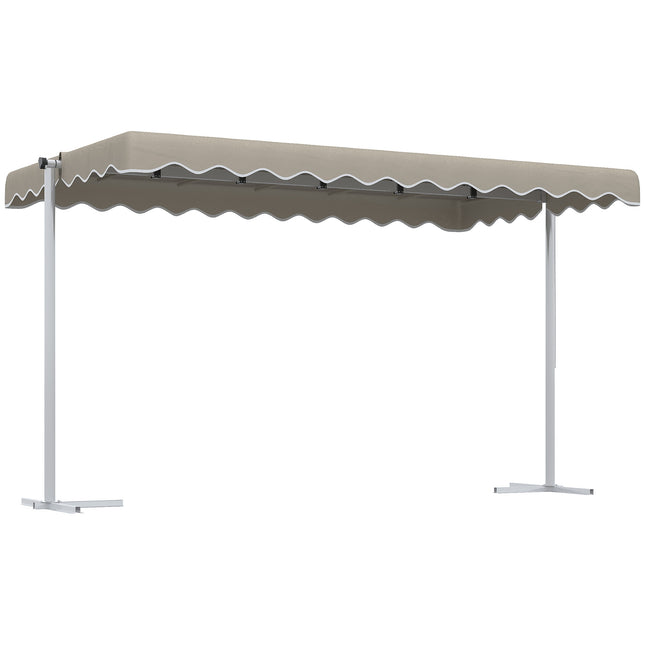 Garden awning 4.02x2.27m, Rotating roof, Sun protection