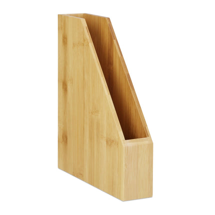 Standing Bamboo File Holder