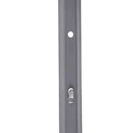 Plieniniai tvoros stulpai su žemės inkarais, 90 cm, 10 vnt. rinkinys